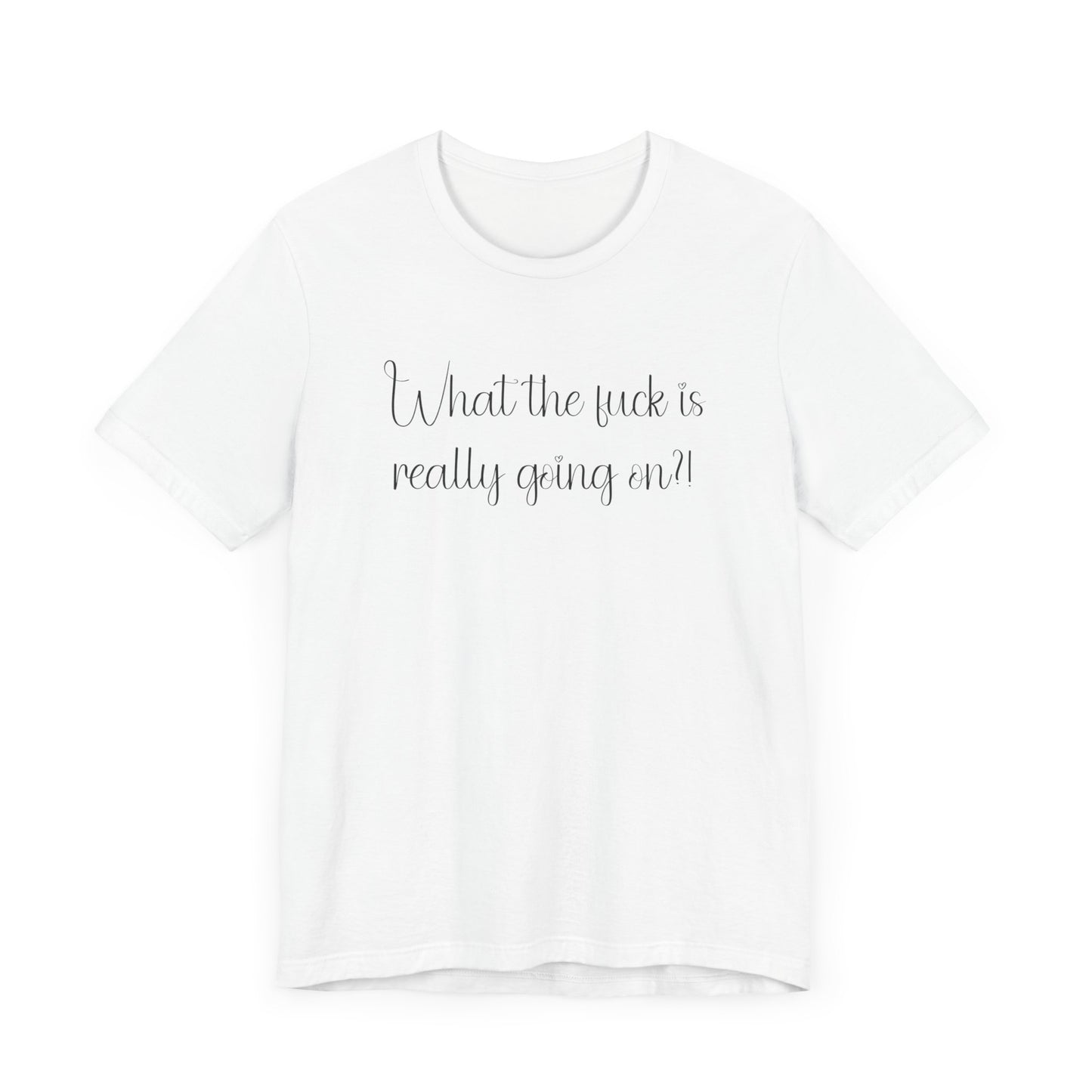 WTF is going on T-Shirt, T-Shirt Spruch , freche T-Shirts, lustige Sprüche, lustige T-Shirts, Geschenkidee, Fun-shirt, Statement -shirt